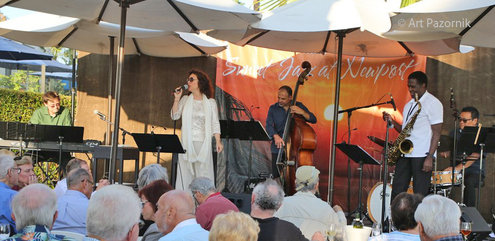 Jackie Ryan/Rickey Woodard Quintet at Sunset Jazz at Newport Featured